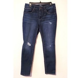 Time & Tru Distressed Skinny Jeans